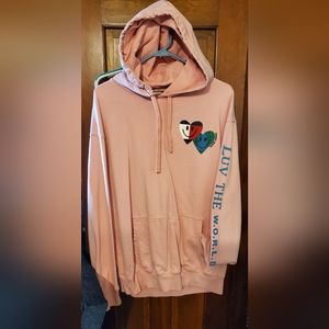 Unisex Tommy Jean's Hoodie size XL pink